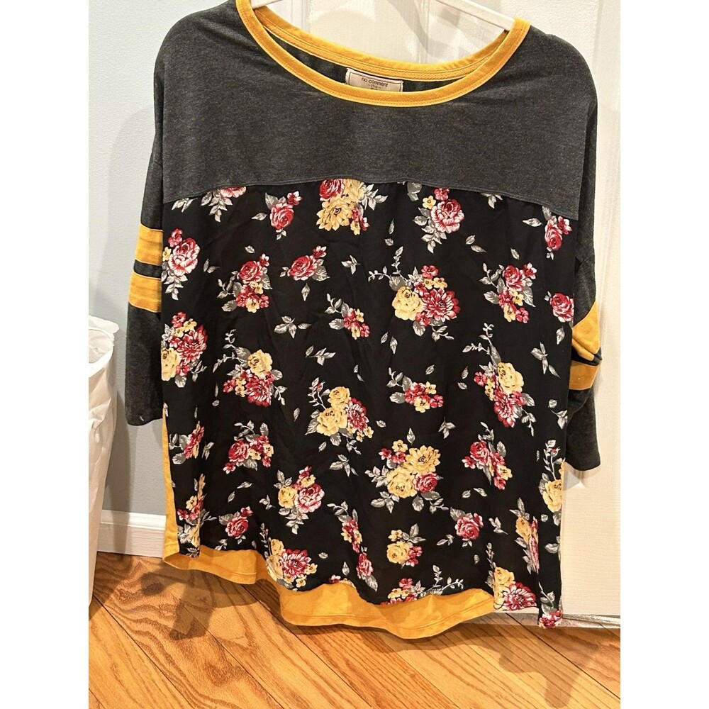 No Comment Plus Size Knit Top Size 2X